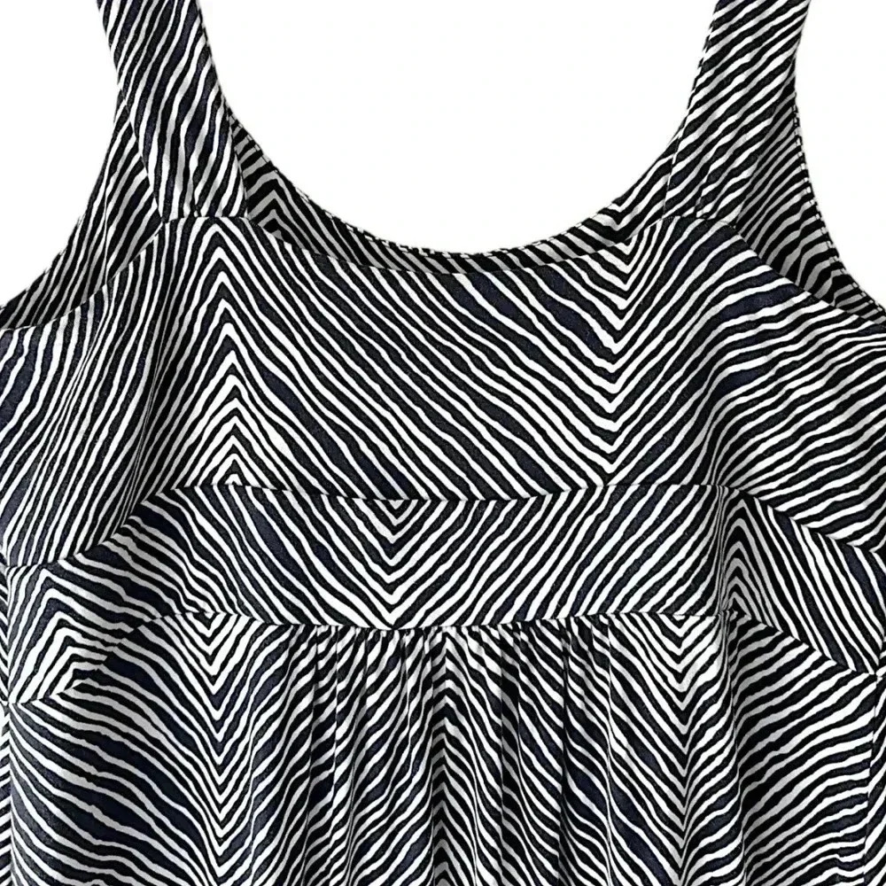 ANN TAYLOR NWOT SLEEVELESS ZEBRA PRINT DRESS | SIZE: LARGE - Picture 6 of 9